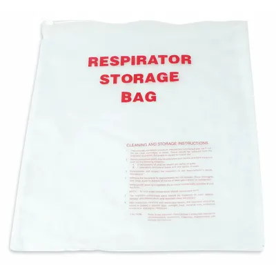 OEM APPROVED VENDOR Respirator Storage Bag, PVC, 16 in Lg - Respirator Storage Bags