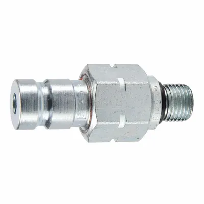 PARKER Nipple with Dust Cap: 1/8 in, M14x1.5 Thread Size, Male Metric, Metric - PD Series Hydraulic Quick-Connect Coupling Plugs