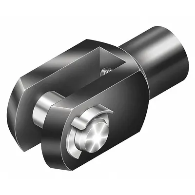SPEEDAIRE Cylinder Mounting Hardware: Clevis, Fits 40 mm Bore Dia, 54 mm Overall Lg - Clevis Mounting Hardware