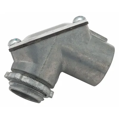 RACO Pull Elbow: Zinc, Plain, 1 in Trade Size, IMC/RMC, 1 1/2 in Overall Lg - Pull Elbows