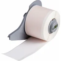 Wraparound Label: 1 1/2 in, 1 1/2 in x 50 ft, Polyimide, White (Matte) (MPN M7C-1500-472)