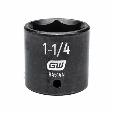 GEARWRENCH General Purpose Impact Sockets: 1/2 in Drive Size, SAE, 1 1/4 in Socket Size - 1/2" Drive Impact Sockets