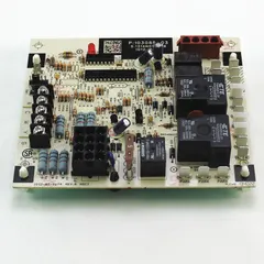 This ignition control board manages the ignition sequence in gas furnaces and heating units, controlling spark or hot-surface igniters for reliable burner ignition and system safety. It is a replacement component for HVAC systems, commonly used in residential and light commercial heating equipment.