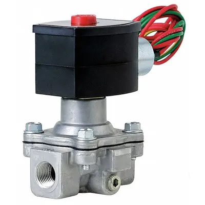 REDHAT Solenoid Valve: 2-Way, Normally Closed, 1 1/2 in Pipe Size, 110V AC/120V AC - 2-Way/2-Position, Normally Closed Solenoid Valves