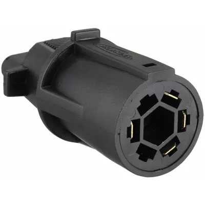 HOPKINS TOWING SOLUTIONS Wiring Adapter: 7-Way Blade, 4-Way Flat, Plastic, 1 7/8 in Overall Lg (MPN 47345) - Fleet and Vehicle Maintenance