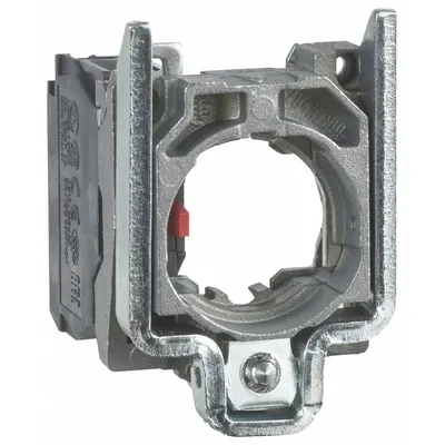 SCHNEIDER Contact Block: 22 mm Panel Mounting Size, 1NC, Momentary, ZB4 Series - Contact Blocks