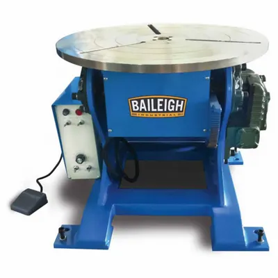 BAILEIGH INDUSTRIAL Variable-Speed Rotary Welding Positioner with Turntable - Variable-Speed Rotary Welding Positioners with Turntable