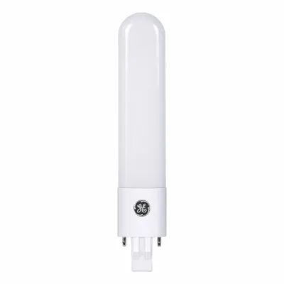 GE LAMPS Ballast Bypass LED: Type B, 2-Pin (GX23), PL-C, LED, 3000K, 500 lm Light Output - LED Ballast-Bypass (UL Type B) Plug-In Lamps