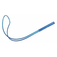 Aluminum life hook with a rope float system for pool rescue and safety operations. Overall length of 23 5/8 inches. Blue finish. Suitable for use in commercial and municipal pool facilities