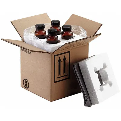 BERLIN 4-Pack Jug Shipping Kit with 8 oz Bottles, UN 4G/Y3.0/S - Jug Shipping Kits