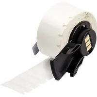 Wraparound Label: 1/4 in x 1 3/32 in, 1 1/8 in, Vinyl, White (Matte), 750 Labels Included (MPN M6-105-427-AW)