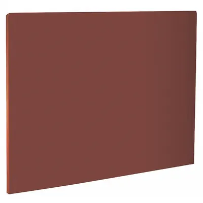 CRESTWARE Cutting Board: 20 in Overall Lg, 15 in Overall Wd, Brown, Polyethylene - Cutting Boards