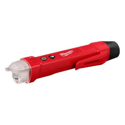 MILWAUKEE Voltage Detector/Tester: 50 V to 1,000 V, Audible/Light, CAT IV 1000V, IP54 - Non-Contact Voltage Detectors