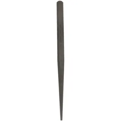 MAYHEW PRO Line Punch: 1/4 in Tip Size, Hexagon, 3/4 in Shank Wd, 15 in Overall Lg - Extra-Long Aligning Punches