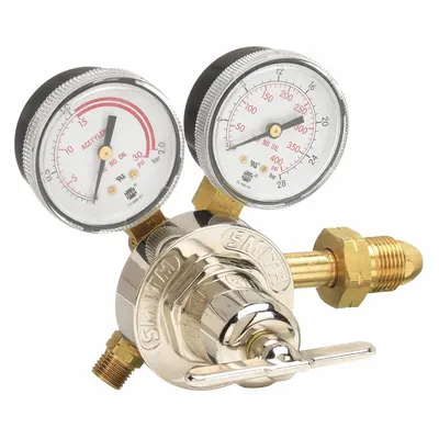 SMITH EQUIPMENT Gas Regulator: Single Stage, CGA 510 Inlet, 9/16"-18 M LH Outlet, 15 psig - Fuel Gas Regulators