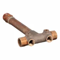 CAMPBELL Well Water Tank Fitting: Brass, Tee, 10 in Overall Lg, 1 in MNPT, MNPT (MPN FTX4-3LF)