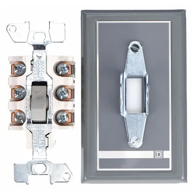 SQUARE D Manual Motor Switch: 3 Poles, 30 A, 1 NEMA Rating - Enclosed Manual Motor Switches