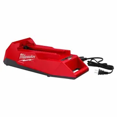 Single-port charger for 72V DC batteries. Operates on 120V AC input. Designed for recharging batteries used in heavy-duty cordless equipment.