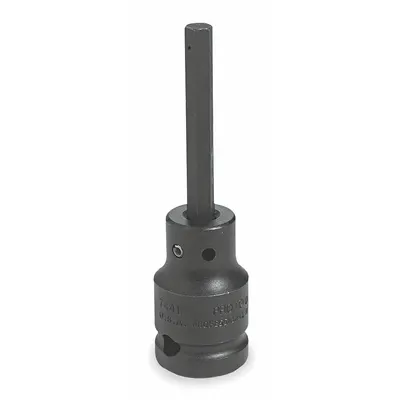 PROTO Impact Socket Bit : SAE, 3/8 in Tip Size, 3 1/4 in Overall Lg, Fixed Insert - Hex Impact Bit Sockets