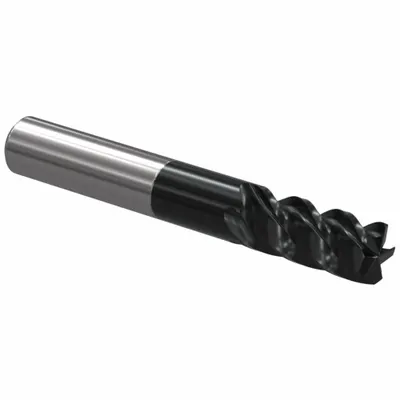WIDIA Corner Chamfer End Mill: Carbide, TiAlN Coated, 5 Flute, 6 mm Mill Dia - Fast-Cutting Carbide Corner-Chamfer End Mills for Steel & Cast Iron
