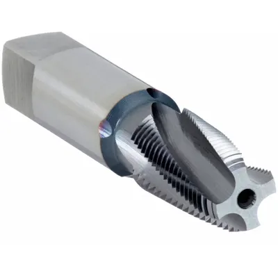 OSG Pipe and Conduit Thread Tap: 1/4"-18 NPTF, 4 Flute - Short-Projection Spiral-Flute Pipe Taps