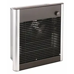DAYTON Recessed Electric Wall-Mount Heater: 1500 W/2000 W, 208/240V AC, Single Phase, Bronze. Key specifications — Grille Color: Bronze; Programming Capability: Non-Programmable; Wattage Output: 1500 W/2000 W; Voltage, Phase: 208/240V AC, 1-phase; Rough-In Dimensions - H x W x D: 11 in x 9-3/16 in x 3-3/4 in; Nominal Voltage - HVAC: 208V AC; Brand: DAYTON; Phase: Single.
