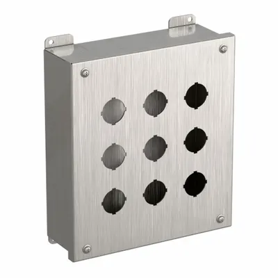 HAMMOND 1435S16K 30mm Push Button Enclosure - Enclosures for 30mm Operators