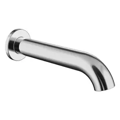 This single-post sensor faucet is constructed of brass with a polished chrome finish. It operates via plug-in power and includes mounting hardware. Typical applications include commercial restrooms and public washrooms where touch-free operation is desired.