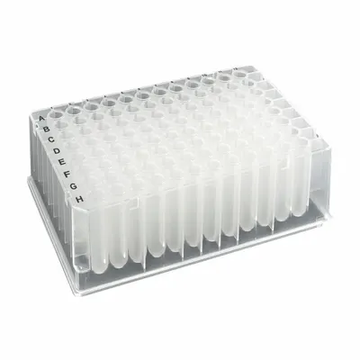 MTC BIO Deep-Well Well Plate: Non-Sterile, 96 Wells, 1.2 mL, 7 mm Dia, RNase/DNase Free - Deep Well Plates