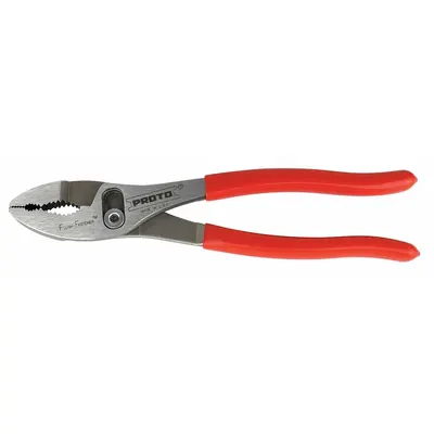 PROTO Slip Joint Plier: 3/4 in Max Jaw Opening, 8 in Overall Lg, 2 1/8 in Jaw Lg - General Purpose Slip-Joint Pliers