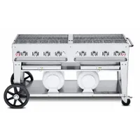 Gas Grill: Propane, 8 Burners, 129,000 BtuH Heating Capacity, 36 in Overall Ht, 28 in Overall Dp (MPN CCB-60)