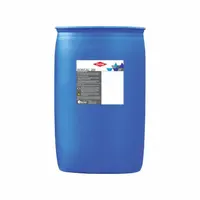 This DOWCAL propylene glycol heat transfer fluid is formulated for closed-loop heating and cooling systems. It is food safe and provides freeze protection and efficient heat transfer across a temperature range of -50°F to 350°F. Supplied in a 55-gallon drum with a 92% concentration, the blue fluid is suitable for applications requiring non-toxic thermal management
