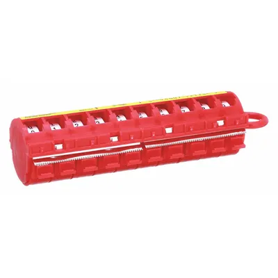 3M Wire Marker Dispenser w/Tape: 0 to 9, 5,760 Labels, Polyester Film, Plastic - Wire Marker Dispensers