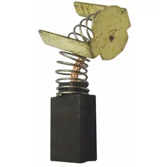 Carbon brush assembly for transferring electrical current between stationary and rotating components in power tools. Compatible with models 2Z727, 2Z737, 3G709, 3W784, 4Z819, 6Z042, 6Z222, and 6Z283.