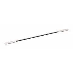 APPROVED VENDOR CG-1981-10 Lab Spatula, 8 in Overall, 2 in Handle, 304 Stainless Steel, Nickel Plated