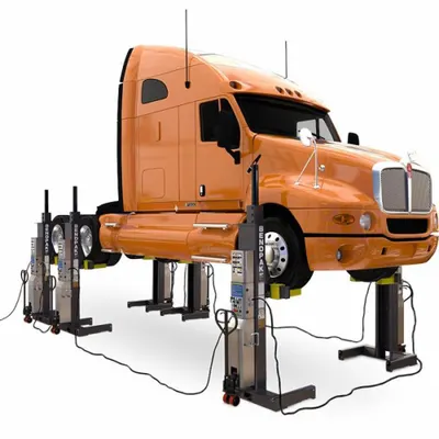 BENDPAK Vehicle Lift: 108,000 lb Load Capacity, 71 1/2 in Max Lift Ht, 1 in Min Lift Ht - Mobile Column Lifts