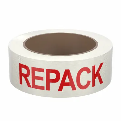 TAPECASE Packing Tape: 2 in Imperial Tape Wd, 55 yd Imperial Tape Lg, 1.9 mil Tape Thick - Handheld Packing Tape with Message