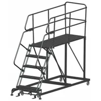 BALLYMORE Mobile Work Platform: 4.2 ft Platform Ht - Max, 36 in x 72 in, Steel, 800 lb Load Capacity (MPN SEP5-3672)