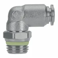 AIGNEP USA Push-Fit Elbow Fitting: 12 mm OD x 1/2 in Pipe Size, Push-to-Connect x Universal Thread (MPN 60111X-12-1/2)
