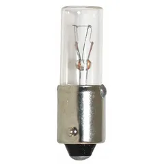 APPROVED VENDOR 24MB-10PK BA9s Miniature Bayonet Incandescent Lamp, T2-1/2, 24V AC, White, 10-Pack