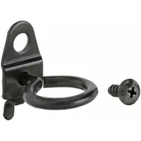 APPROVED VENDOR Single Ring Tool Holder: 1/4 in Peg Hole, For 1 in Pegboard Hole Spacing, 10 PK