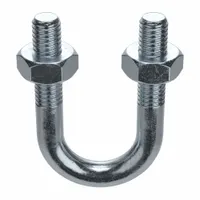 Standard U-Bolt: 1/4"-20 Thread Size, For Pipe Size 3/4 in, 2 1/4 in Inside Ht, Steel, 10 PK (MPN U17243.025.0077)