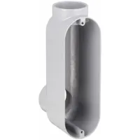 Conduit Outlet Body: Aluminum, Powder Coated, 2 in Trade Size, LB Body, 67 cu in Body Capacity (MPN LB200)