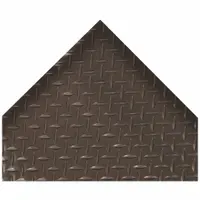 This NOTRAX traction mat is a 2 ft wide by 30 ft long roll of black rubber with a raised diamond plate pattern. At 5/32 in thick, it provides slip resistance and is formulated to resist chemicals. Commonly used in industrial work areas, entryways, and wet environments to reduce fatigue and improve footing