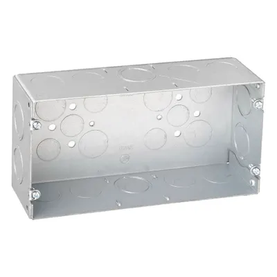 RACO Electrical Box: Steel, Steel - Multigang Rectangular Material & Nominal Size - Standard Electrical Boxes