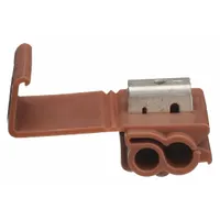 POWER FIRST Insulation Displacement Connector: 2 Ports, Brown, 12 AWG – 10 AWG Run Size Range, 600 V