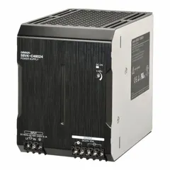 This DIN rail mount DC power supply delivers 480 W output power at 20 A in a single-phase configuration. It accepts an input voltage range of 90 to 350 V DC. Suitable for use in industrial control panels and automation systems requiring a stable DC source.
