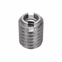 E-Z LOK Self Locking Thread Insert: Heavy Wall, #4-40 Int Thrd Sz, #10-32 Ext Thrd Sz, Plain, 10 PK (MPN 303-004-PK10)