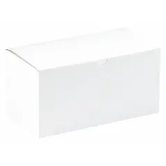 Kraft gift box with inside dimensions of 9 in length, 4 1/2 in width, and 4 1/2 in height. Sold in a pack of 100. Suitable for packaging and presenting small items such as hardware, components, or gifts in industrial or retail settings.