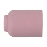 Standard alumina nozzle for welding torches, model No. 10. Directs shielding gas and protects the weld pool in MIG and TIG applications. Pack of 10 units